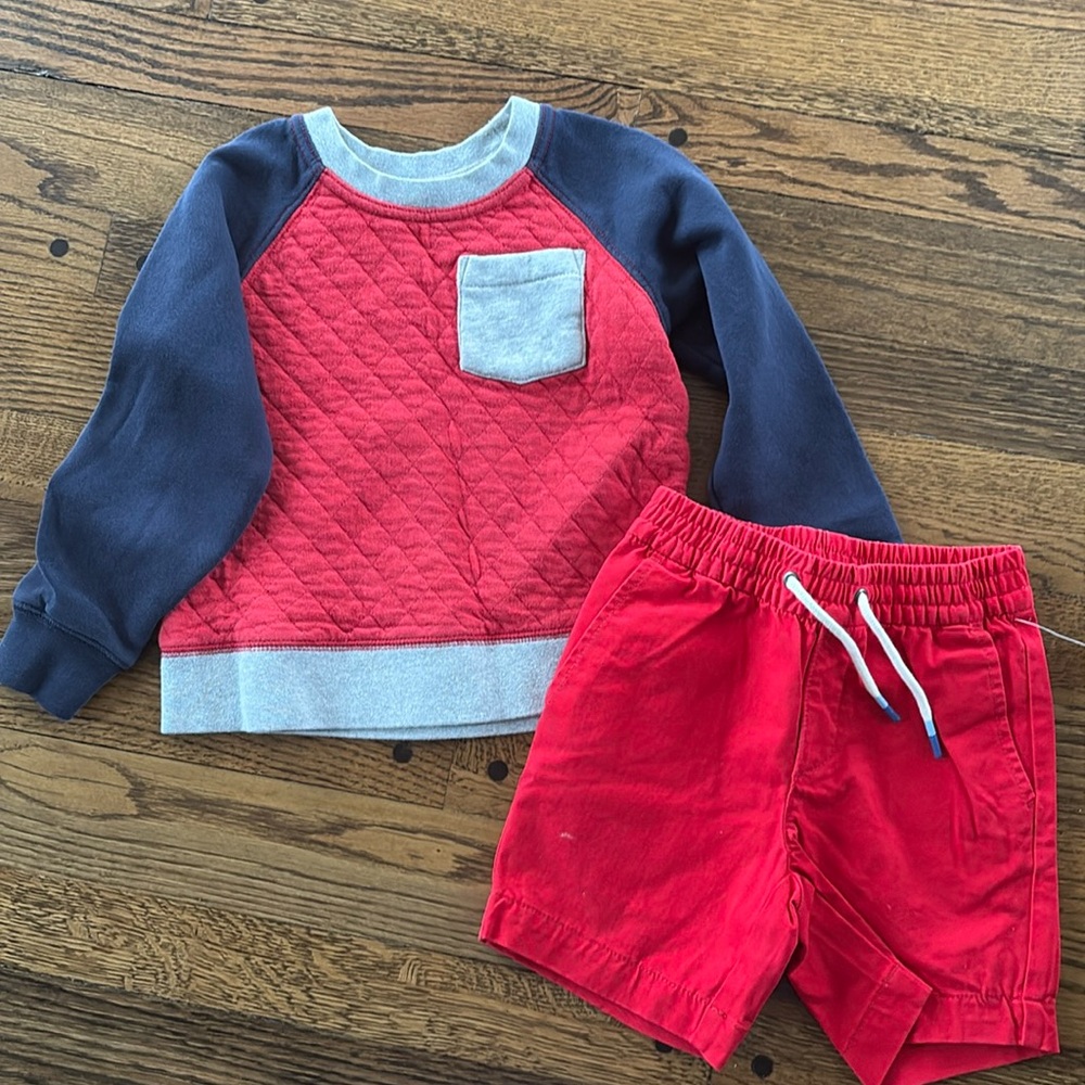 Gap Kids Quilted Sweatshirt